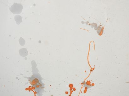 École française, XXe.
Composition abstraite.
Aquarelle...
