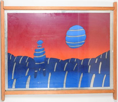 Jean-Michel FOLON (1934-2005).
Composition...