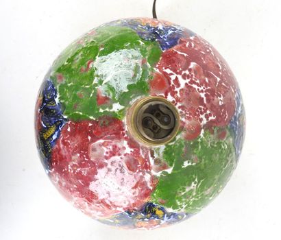 Raymond RAFFOUR (1901-1988).
Lampe boule...