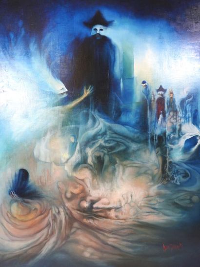 Sylvie FROMENT (1958).
Don Giovanni.
Huile...