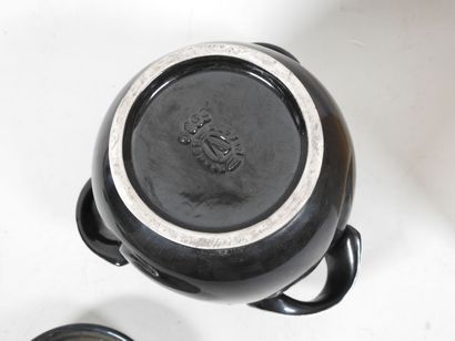 VERCERAM à VALLAURIS, XXe.
Petit pot couvert...