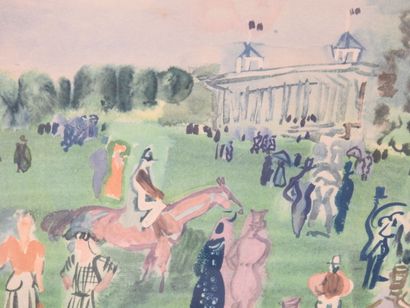 Raoul DUFFY (1877-1953), d'après.
Champs...