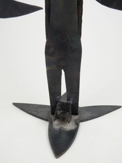 Coq chantant.
Sculpture en fer forgé.
Travail...
