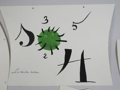 Joan MIRÓ (1893-1983) et Lise HIRTZ : Il...