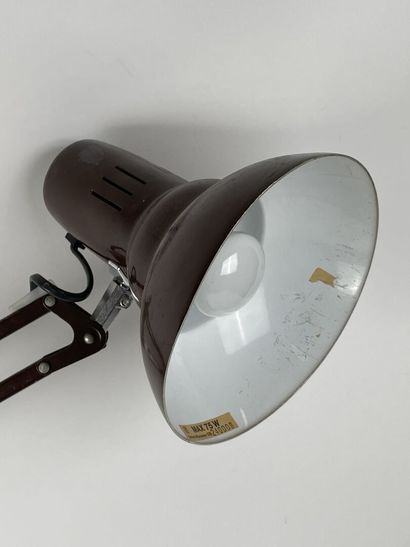 Lampe de bureau amovible à deux bras en métal...