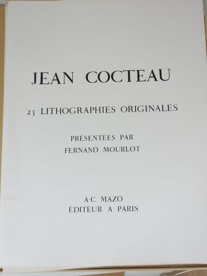 Jean COCTEAU. Lithographies. 25 Lithographies...