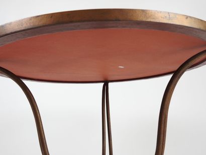 René DROUET (1899-1993).
Table basse circulaire...