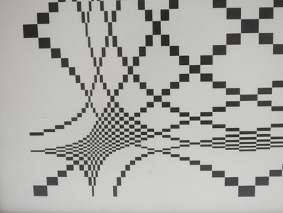 Léo WEIL (XXe).
Optique.
Lithographie signée...