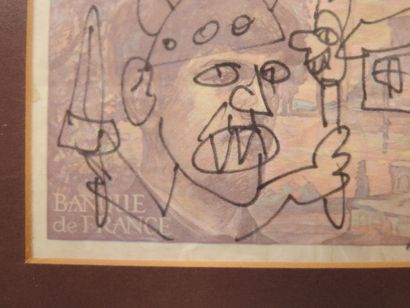Robert COMBAS (né en 1957).
Dessin sur impression...