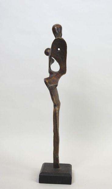 École du XXe.
Maternité.
Sujet en bronze...