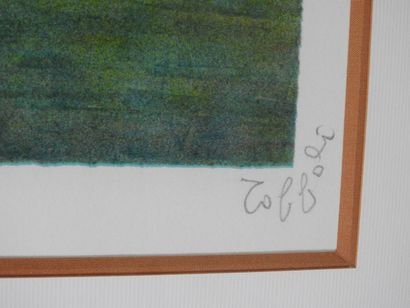 Louis TOFFOLI (1909-1999).
Femme et enfant.
Lithographie...