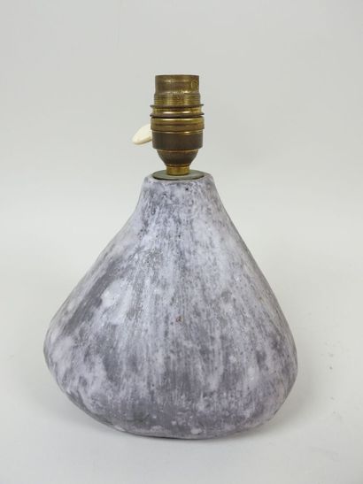 Pied de lampe en céramique de forme libre...