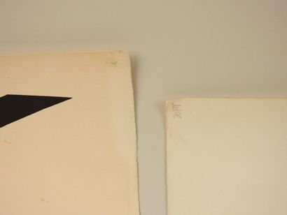 Alicia PEREZ PENALBA (1913/18-1982).
Compositions.
Deux...