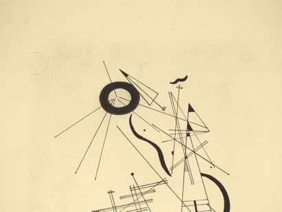 Vassily KANDINSKY (1866-1944), d'après.
Composition...