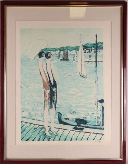 Ramon DILLEY (1932).
Élégantes en bord de...