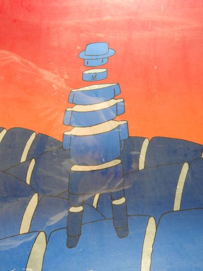 Jean-Michel FOLON (1934-2005).
Composition...
