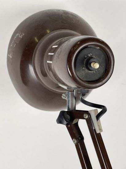 Lampe de bureau amovible à deux bras en métal...