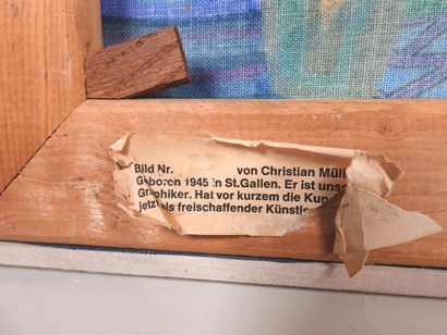 Christian MÜLLER (1945).
Composition aux...