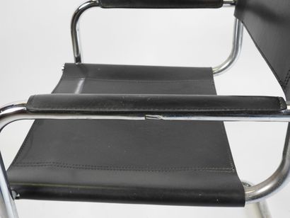 Marcel BREUER (1902-1981), dans le goût de.
Fauteuil...