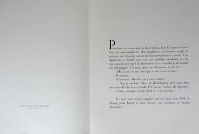 Jean COCTEAU. Lithographies. 25 Lithographies...