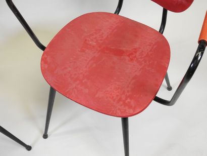 Jacques HITIER (1917-1999).
Paire de chaises...