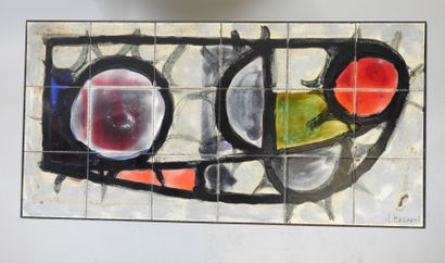 Juliette BELARTI (XXe).
Table basse rectangulaire,...