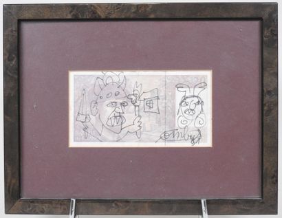 Robert COMBAS (né en 1957).
Dessin sur impression...