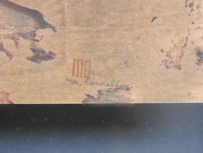 M. CORNELIUS (XXe).
Oie.
Sérigraphie signée...