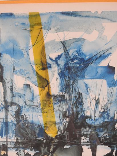 Raymond MORETTI (1931-2005).
Amsterdam.
Lithographie...