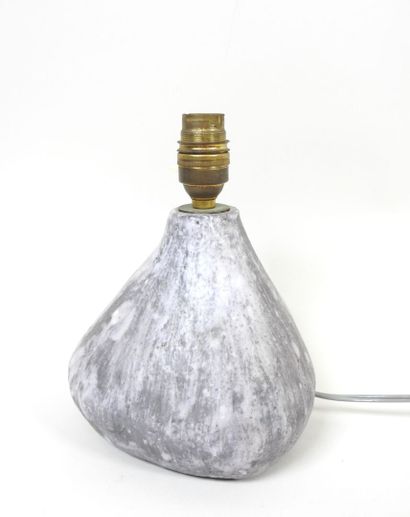 Pied de lampe en céramique de forme libre...