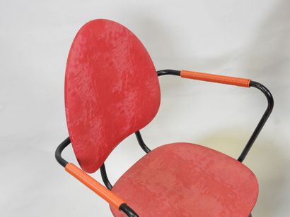Jacques HITIER (1917-1999).
Paire de chaises...