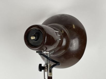 Lampe de bureau amovible à deux bras en métal...
