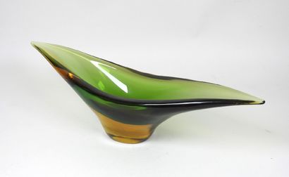 Véronèse SEGUSO (XXe) à MURANO.
Coupe oblongue...