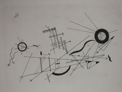 Vassily KANDINSKY (1866-1944), d'après.
Composition...