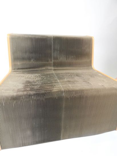 Chischen SHIU (XXe).
Fauteuil accordéon extensible...