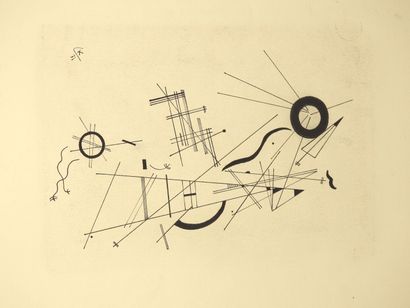 Vassily KANDINSKY (1866-1944), d'après.
Composition...