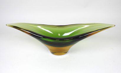 Véronèse SEGUSO (XXe) à MURANO.
Coupe oblongue...