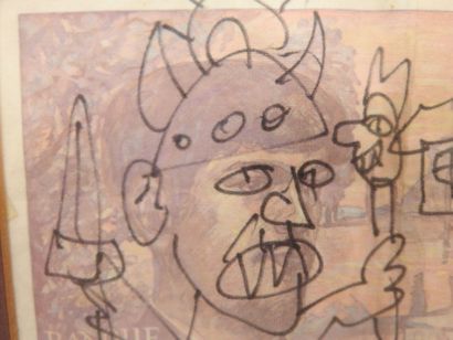 Robert COMBAS (né en 1957).
Dessin sur impression...