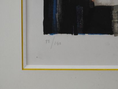 René GENIS (1922-2004).
Vue de la cathédrale...