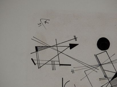 Vassily KANDINSKY (1866-1944), d'après.
Composition...