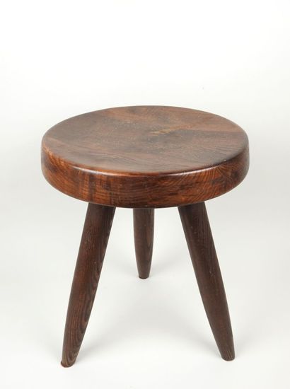 Charlotte PERRIAND (1903-1999).
Tabouret...