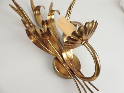 Paire d'appliques à un bras de lumière en...