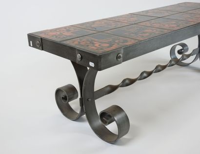Table basse rectangulaire à structure en...