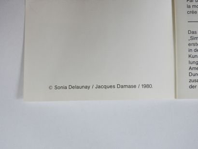 Sonia DELAUNAY (1885-1979), d'après.
SIMULTANE,...