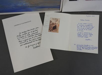 Jean-Jacques BALITRAN (1930).
Éclaircie bleue.
Huile...