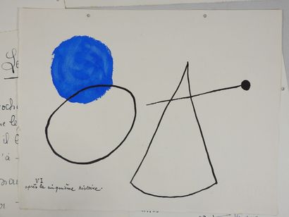 Joan MIRÓ (1893-1983) et Lise HIRTZ : Il...
