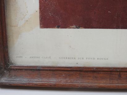 Antoni CLAVÉ (1913-2005), d'après.
Guerrier...