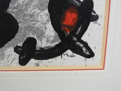 Joan MIRÓ (1893-1983), d'après.
Composition.
Lithographie...