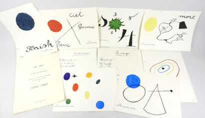 Joan MIRÓ (1893-1983) et Lise HIRTZ : Il...