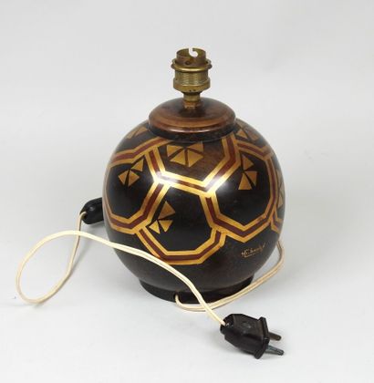 Maison CHARLES PARIS (XXe). 
Pied de lampe...